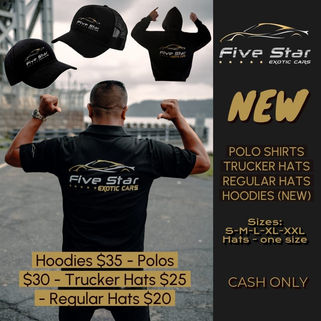 Five Star Tshirts, Hoodies and Polos